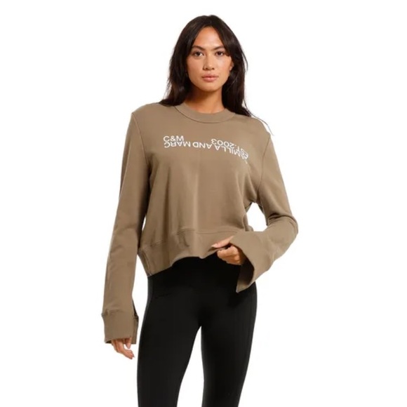 C&M Camilla and Marc James Logo Crew Sweater white - Picture 6 of 9